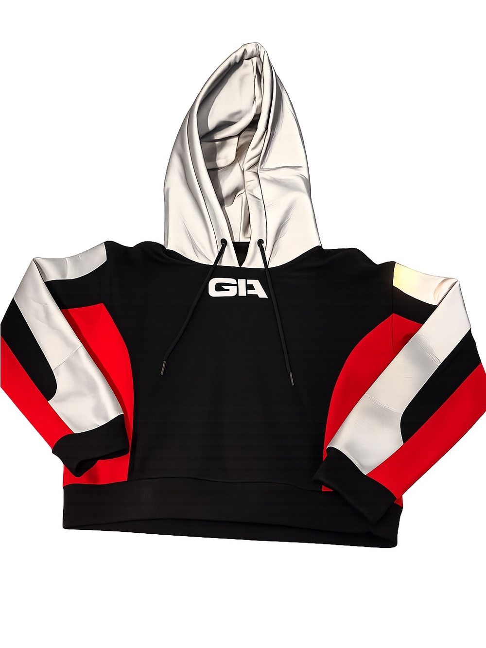 I.AM.GIA Black and White Logo Hoodie